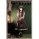 Miss Point Rose Doll 3.0 Check High Waist Corset Skirt(Reservation/Full Payment Without Shipping)